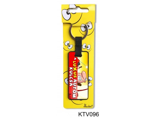 (KTV096) Vicces Kulcstartó 7,5 cm - A luxus autóm kulcsa - Vicces Ajándékok